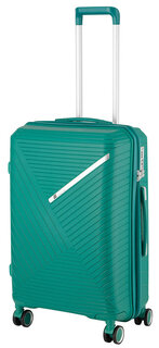 Середня валіза 2E SIGMA з поліпропілену на 61 л вагою 3,2 кг Зелений
